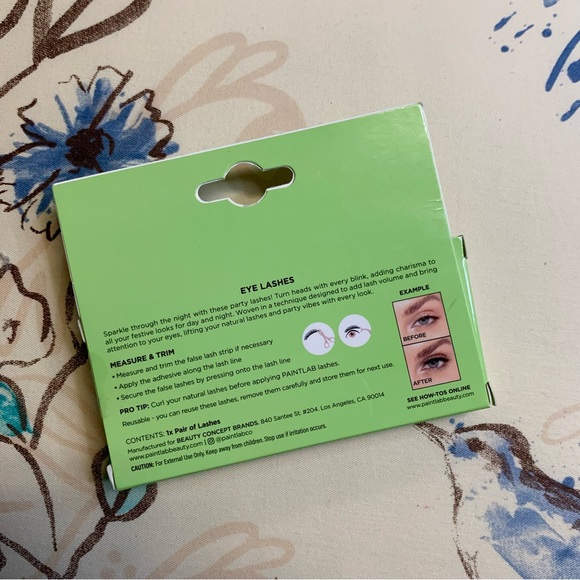 💜 Paint Lab Happy Face False Eyelashes - Picture 6 of 6